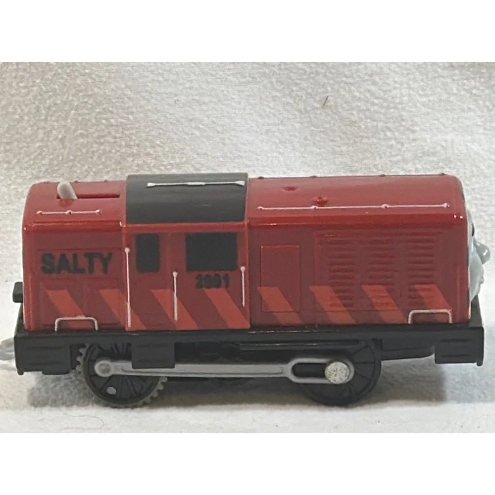 Thomas & Friends TrackMaster Salty Motorized Engine Train 2991 Mattel 2013 Red